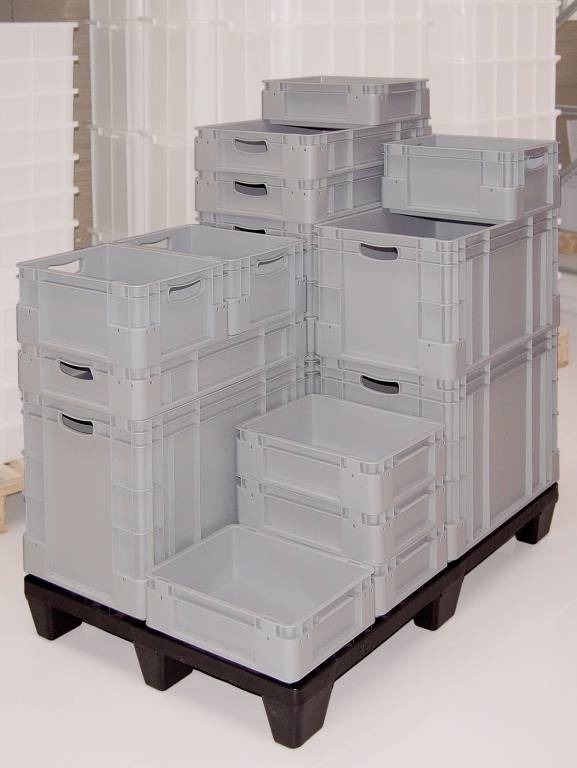 Lager-u. Stapelbehälter, LxBxH 400x300x220mm, 23 l