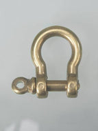 Messingschäkel Ø Steg 5, Draht 4,5, Öffnung 8 mm