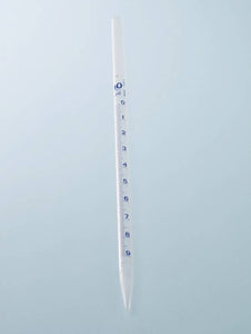 Messpipette, PP transp., 10 ml, blaue Graduierung