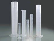Messzylinder, PP, transp. Skala, Klasse B, 500 ml