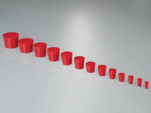 Normstopfen PVC, Ø 22x27 mm, Höhe 24 mm, rot