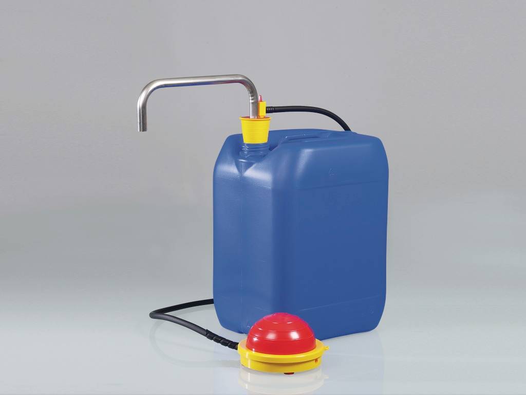 OTAL Fußpumpe V2A, Rohr-Ø 18 mm, Förderl. 26 l/min
