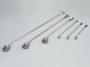 Proben-Löffel, V2A, 180mm, 2 ml, autoklavierbar