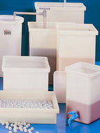 Rechteckbehälter, LxBxH 540x370x130mm, WS 5mm, 23l