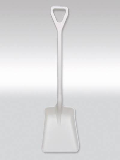 Schaufel Lebensmittel, PP weiß, BxTxL 35x41x110 cm