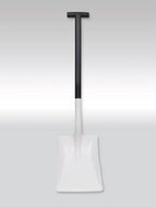 Schaufel Lebensmittel, PP weiß, BxTxL 25x32x97cm