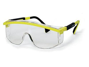 Schutzbrille Color, gelb/schwarz, Bügel längenver.