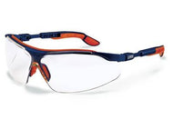 Schutzbrille Sport, blau/orange