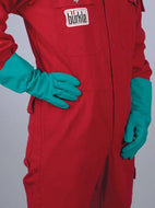 Schutzhandschuhe Nitril, grün, Gr. L