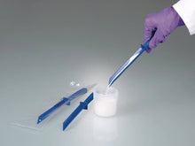 Spatel für Lebensmittel, blau, PS, steril, 150 mm