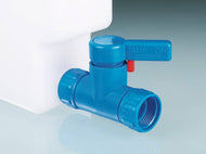 StopCock Durchlauf.,Überwurfm.3/4"-Überwurfm.3/4"