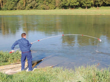Teleskopstange, stufenlos von 165-450cm, 3 Stangen