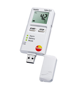 testo 184 G1 USB Datenlogger Temperatur, Feuchte und Schock