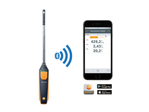 testo 405 i  - Thermo-Anemometer mit Smartphone-Bedienung