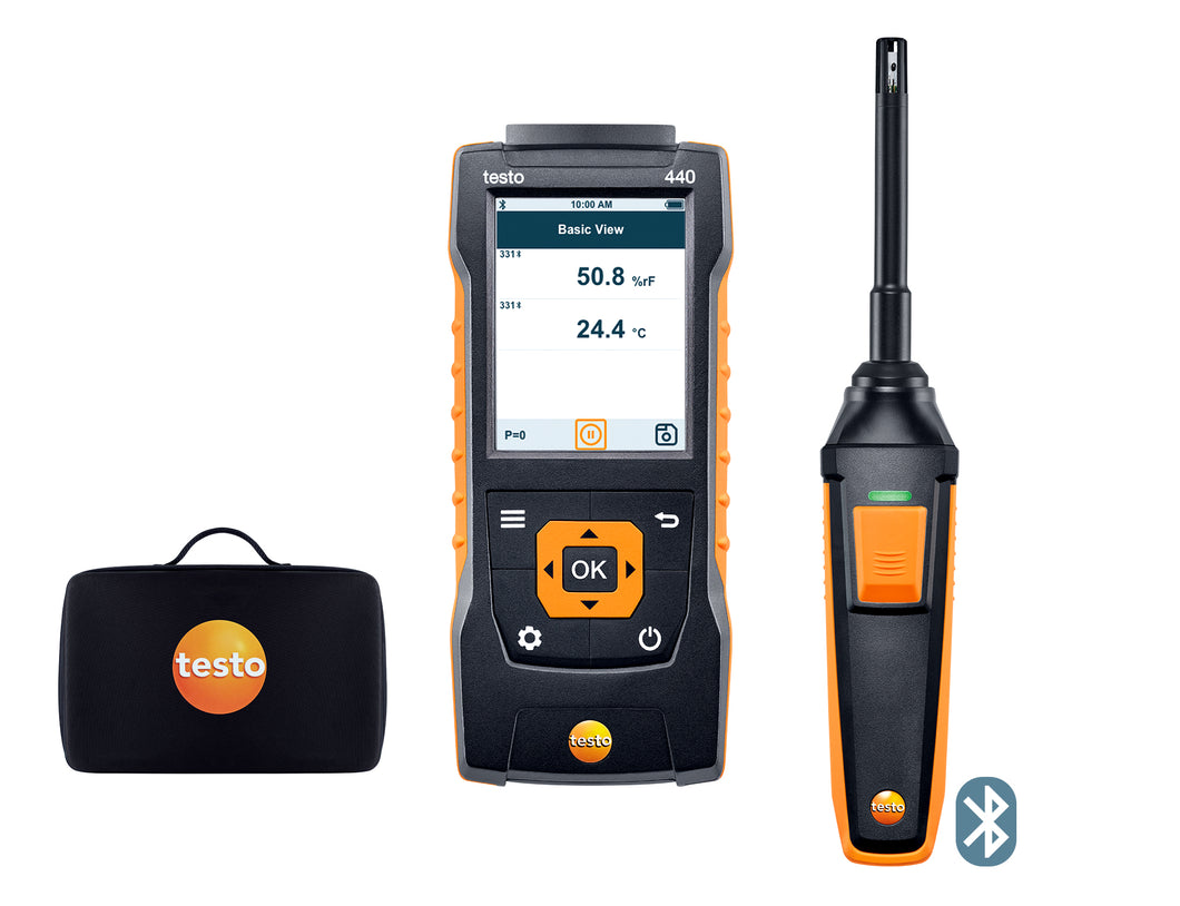 testo 440 Feuchte-Set mit Bluetooth®