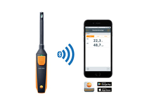 testo 605 i  - Thermo-Hygrometer mit Smartphone-Bedienung
