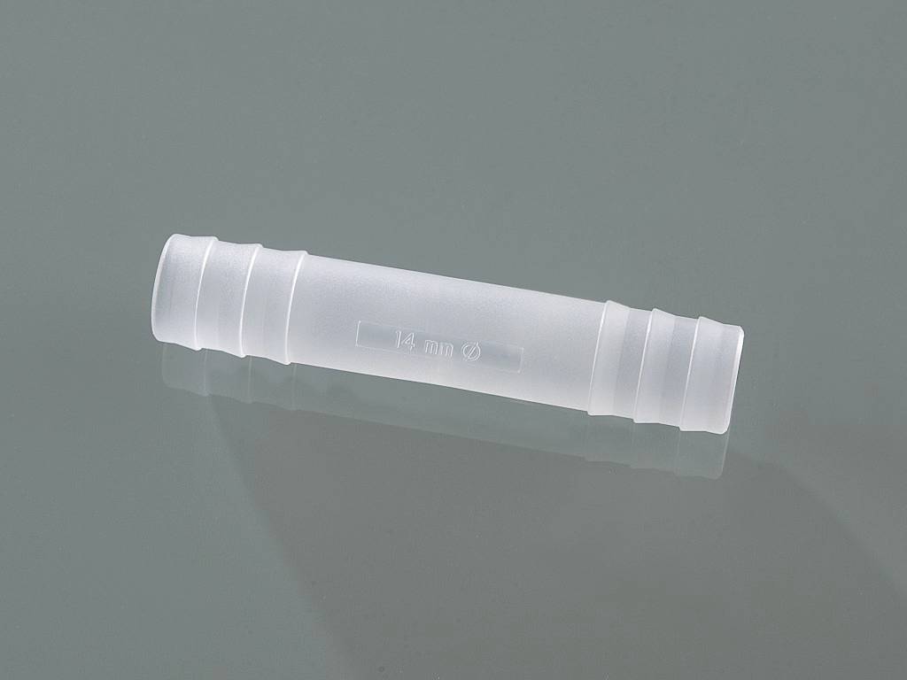 Verbinder gerade, zylindrisch, PVDF, Ø 13-15mm