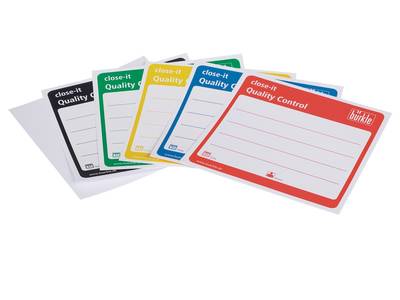 close-it Maxi Verschluss-Siegel, 150x150 mm, rot