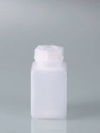 Vierkantflasche quadr., Weithals, HDPE, 250ml,m.V.
