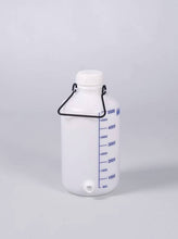 Vorratsflasche mit Gewindestutzen, HDPE, 5l, m.V.