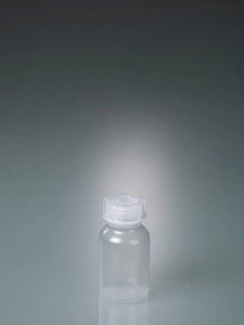 Weithalsflasche, PP transp., rund, 100 ml, m.V.